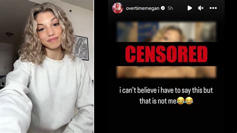 overtime megan videos leaked|OverTime Megan Addressing Leaked Videos